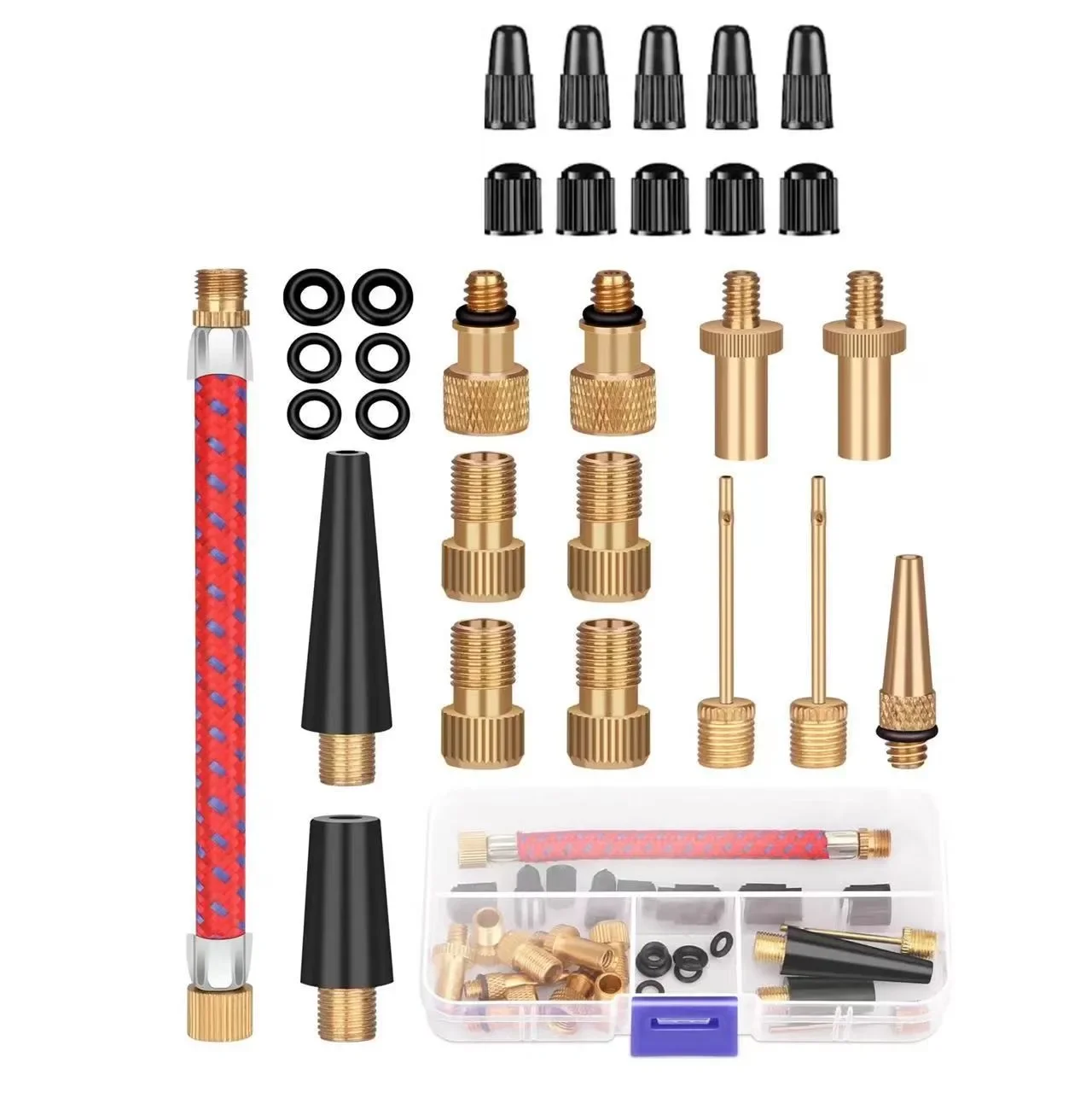 Basketball Pump Needle - 21/30Pcs Bicycle Tire Inflator Tube Needle