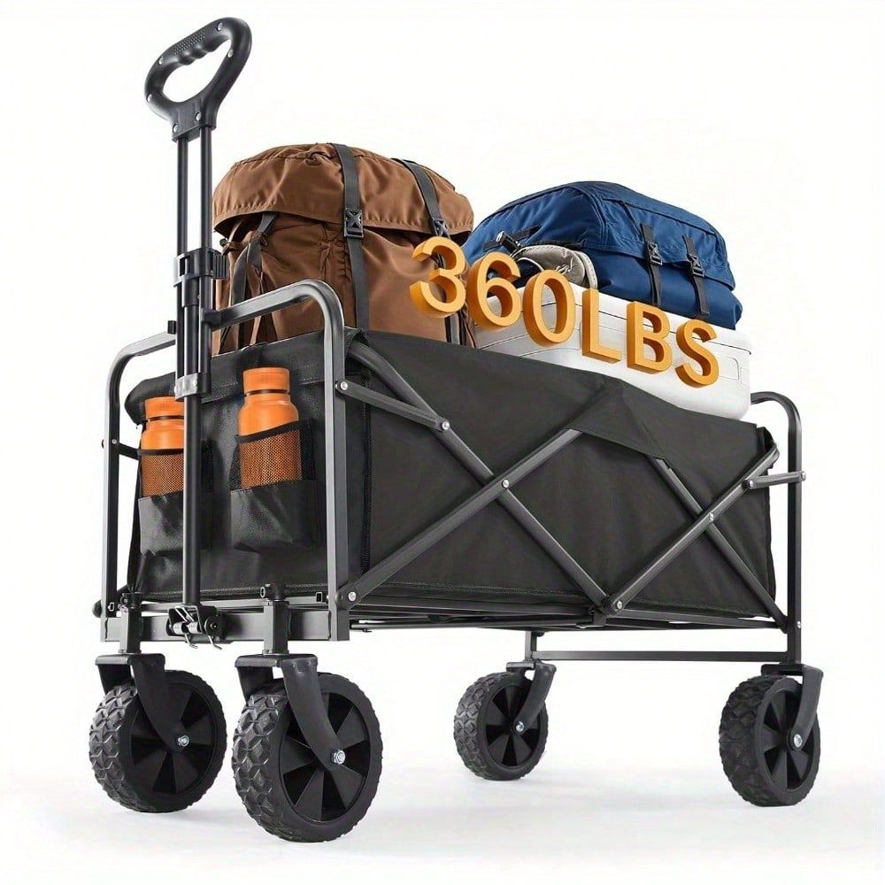 Sports Equipment Trolley - 1pc Heavy Duty Collapsible Foldable Utility