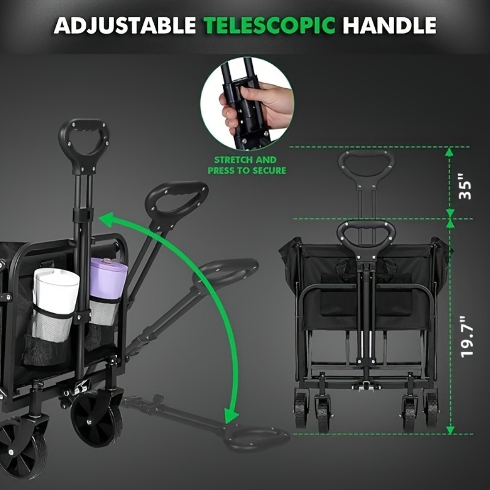 Heavy Duty Foldable Trolley Al - Sports Equipment Trolley recension och pris