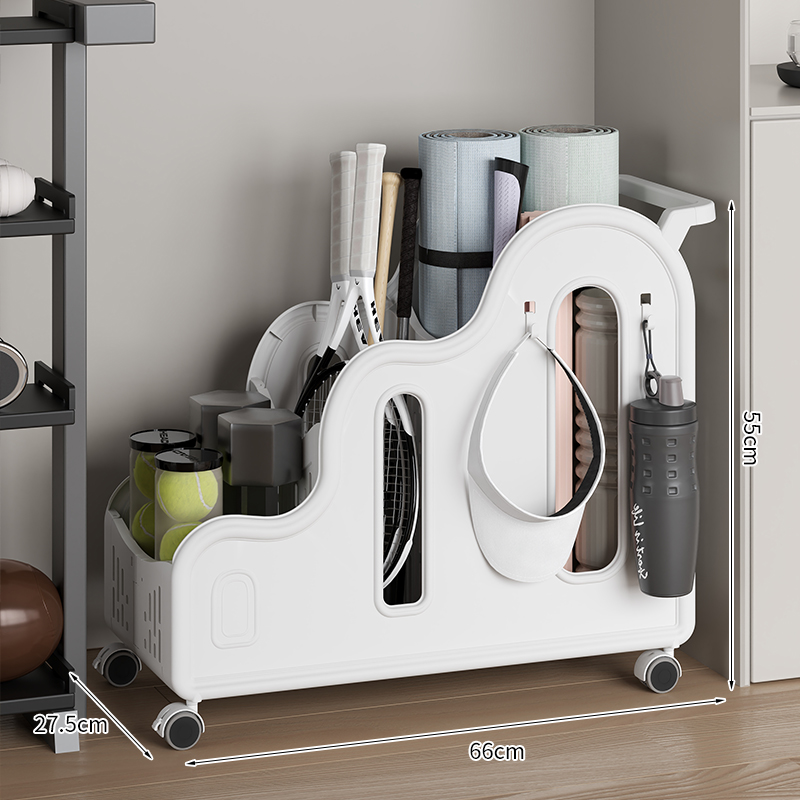 Storage rack Movable yoga mat  - Sports Equipment Trolley recension och pris
