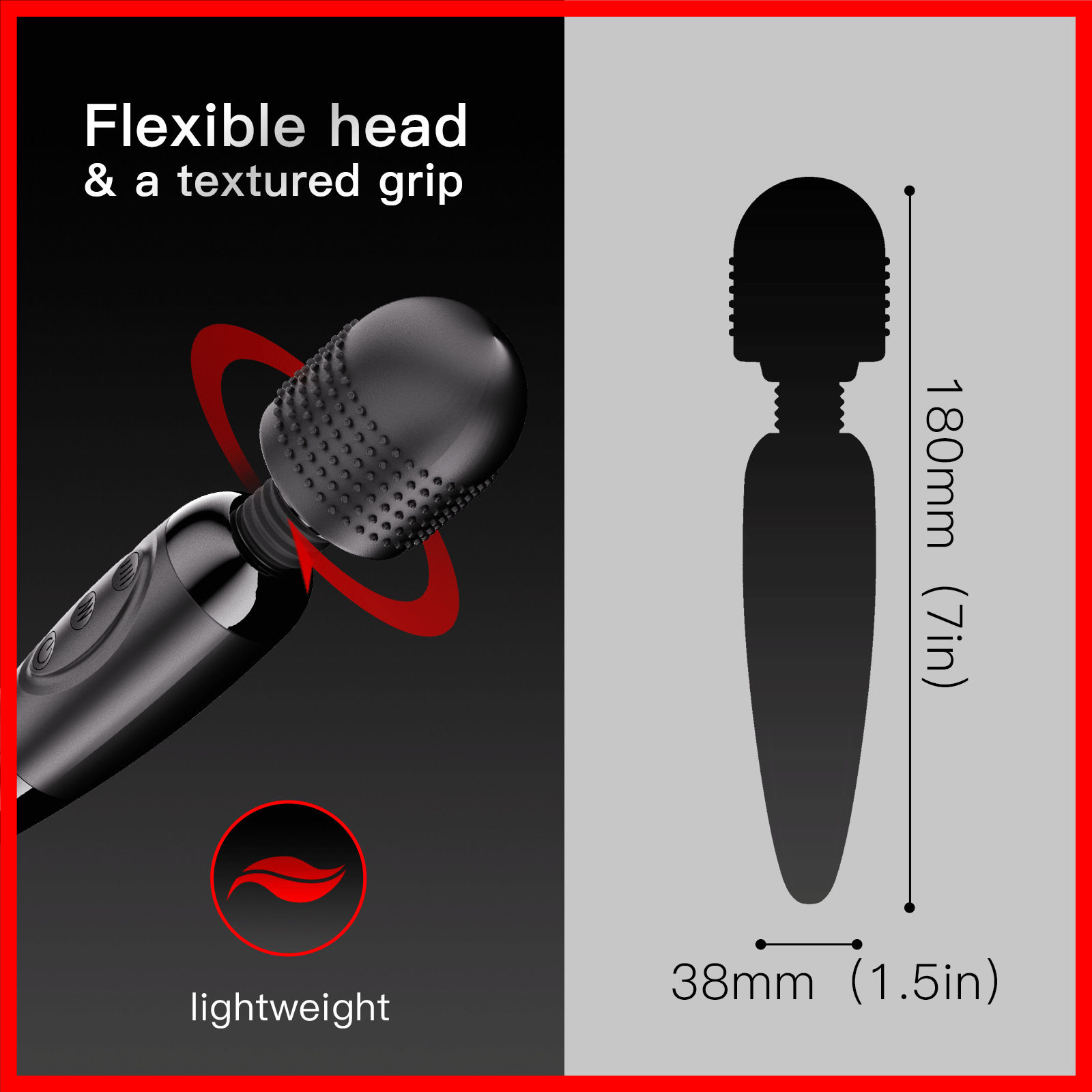 Electric Massager Stick,8 Inte - Lacrosse Stick Head recension och pris