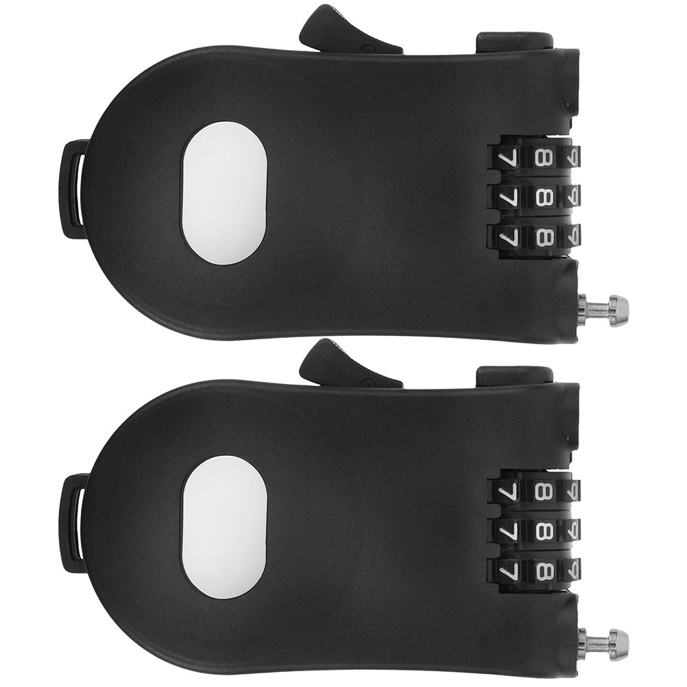 2Pcs Compact Plastic Password  - Sports Equipment Trolley recension och pris