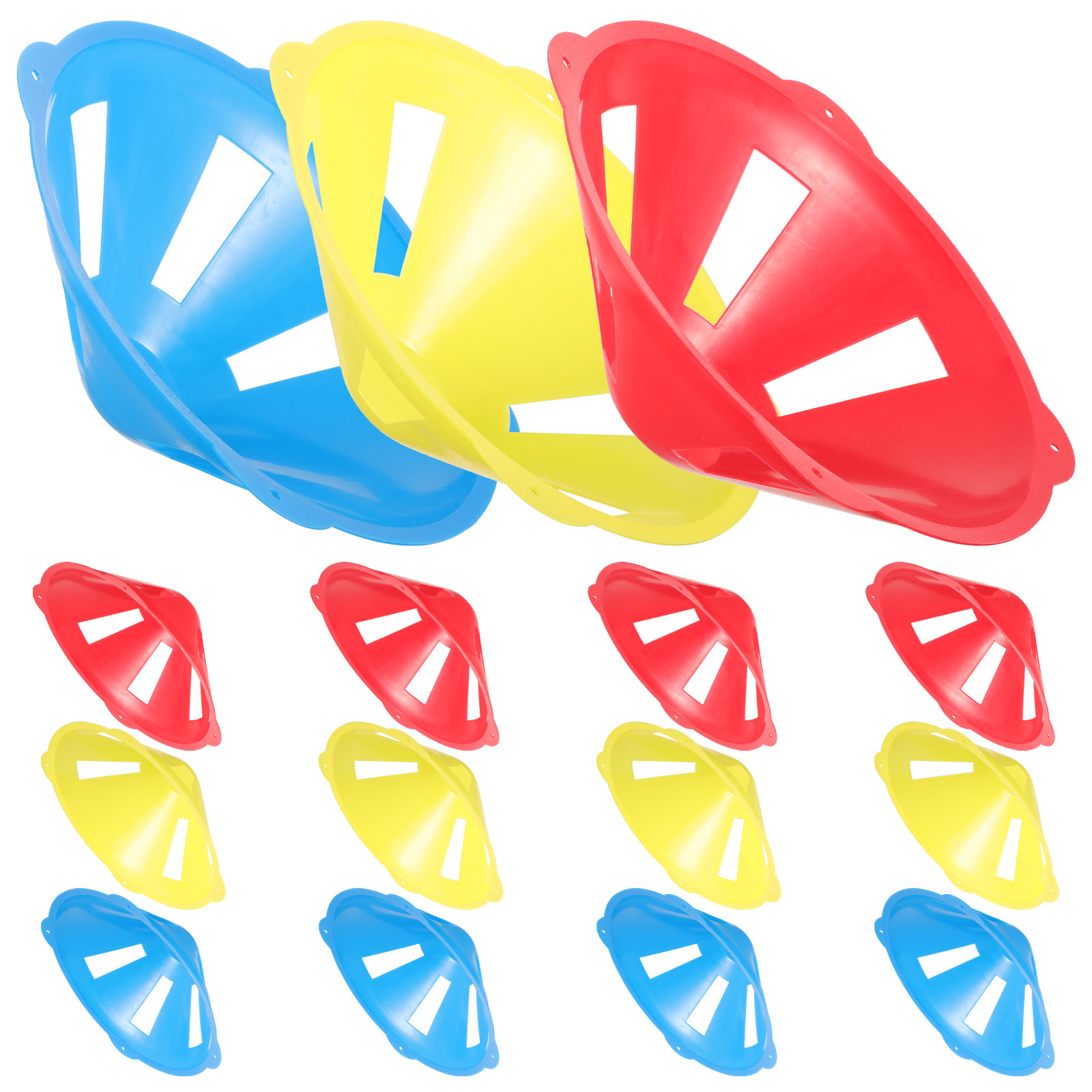 15Pcs Wind-Resistant Soccer Tr - Football Training Cone recension och pris