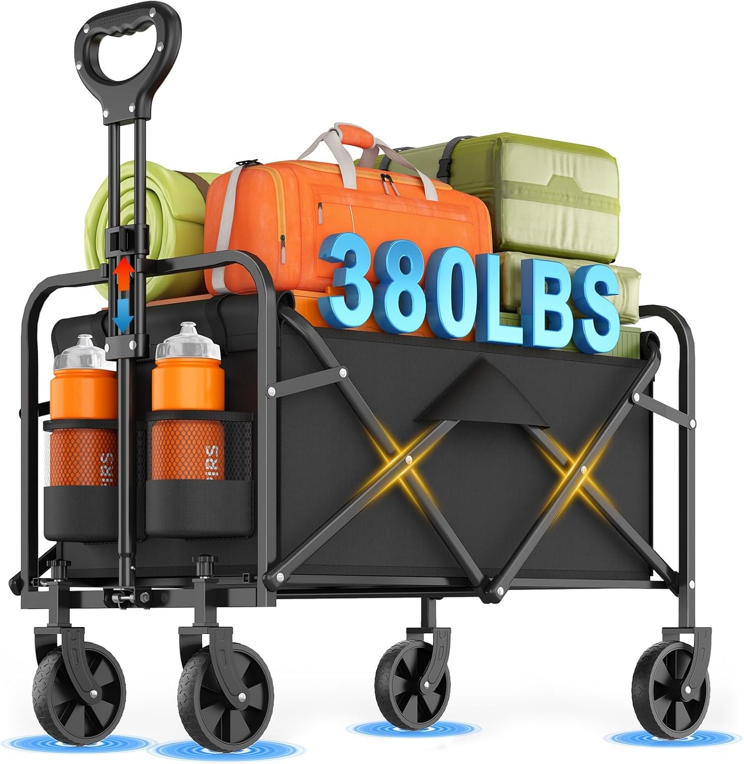 380LBS All Terrain Heavy Duty  - Sports Equipment Trolley recension och pris