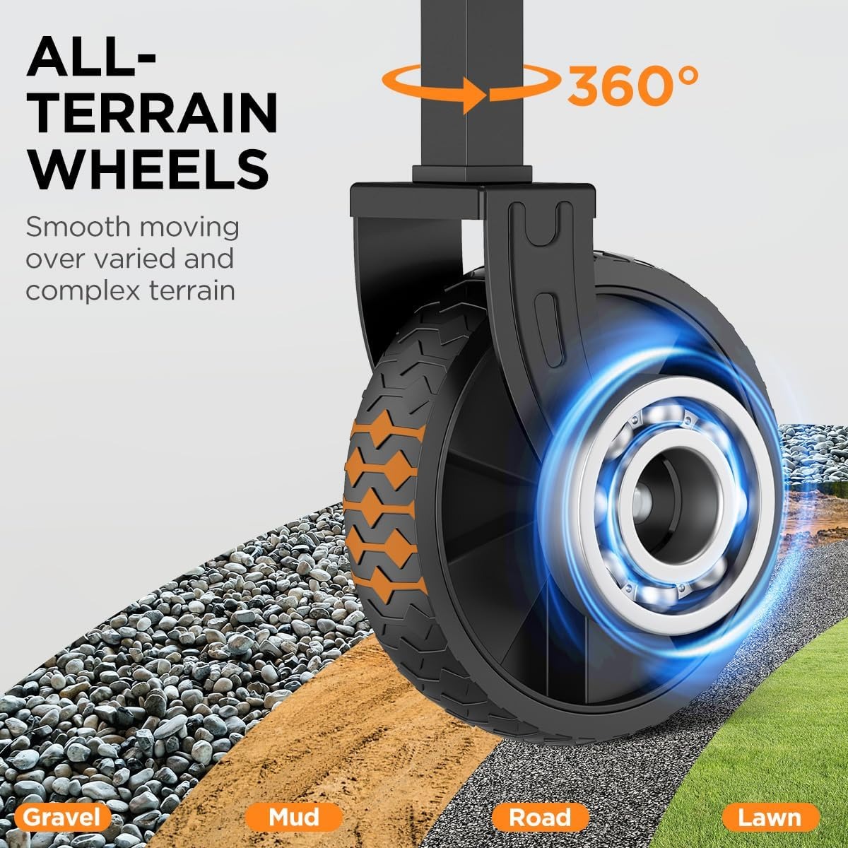 380LBS All Terrain Heavy Duty  - Sports Equipment Trolley recension och pris