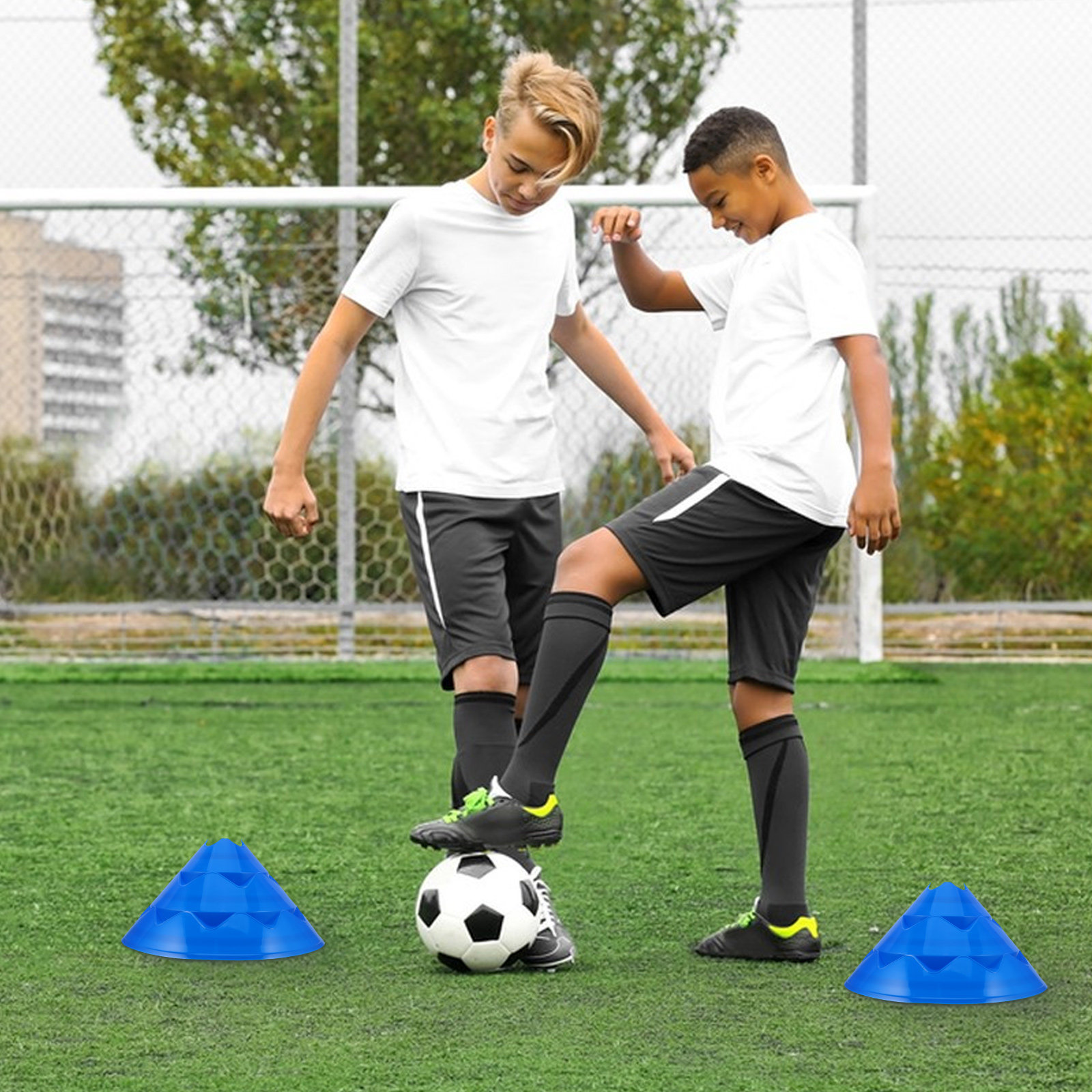 6Pcs Soccer Training Cones Foo - Football Training Cone recension och pris