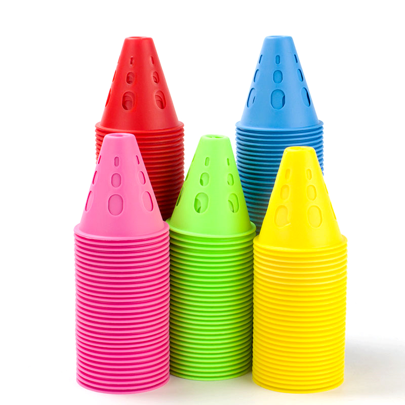 10/20Pcs Hollow Windproof Roll - Football Training Cone recension och pris