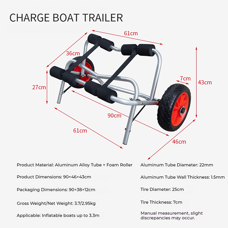 Portable Folding Kayak Trolley - Sports Equipment Trolley recension och pris