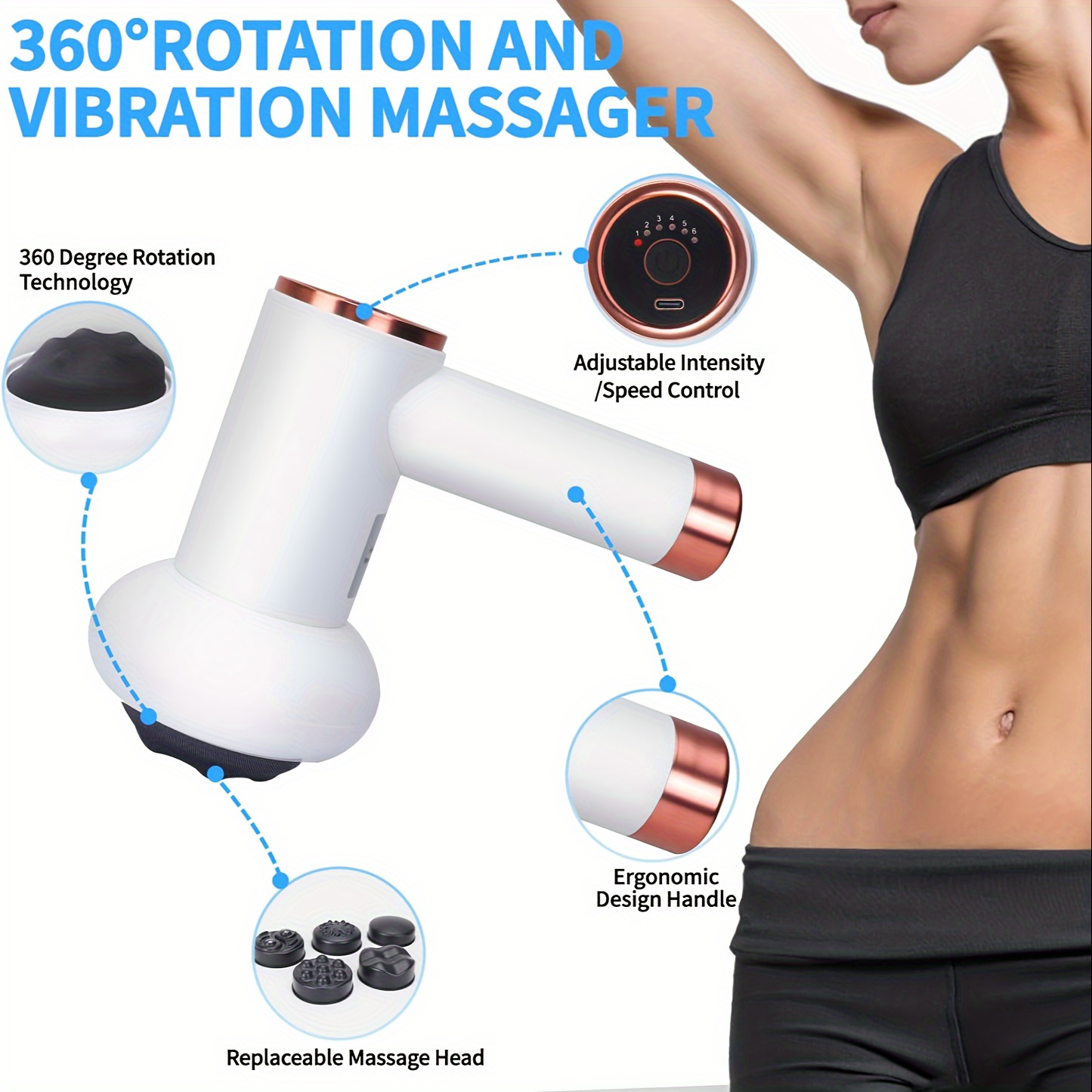 Body Massager, Home Massage St - Lacrosse Stick Head recension och pris
