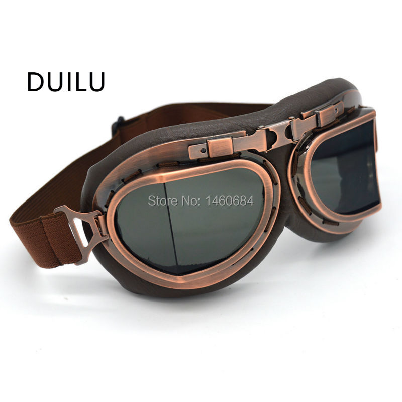 Retro Motorcycle Pilot Goggles - Sports Equipment In Flight recension och pris