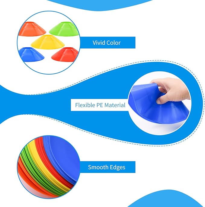 Logo Disc Football Training Eq - Football Training Cone recension och pris