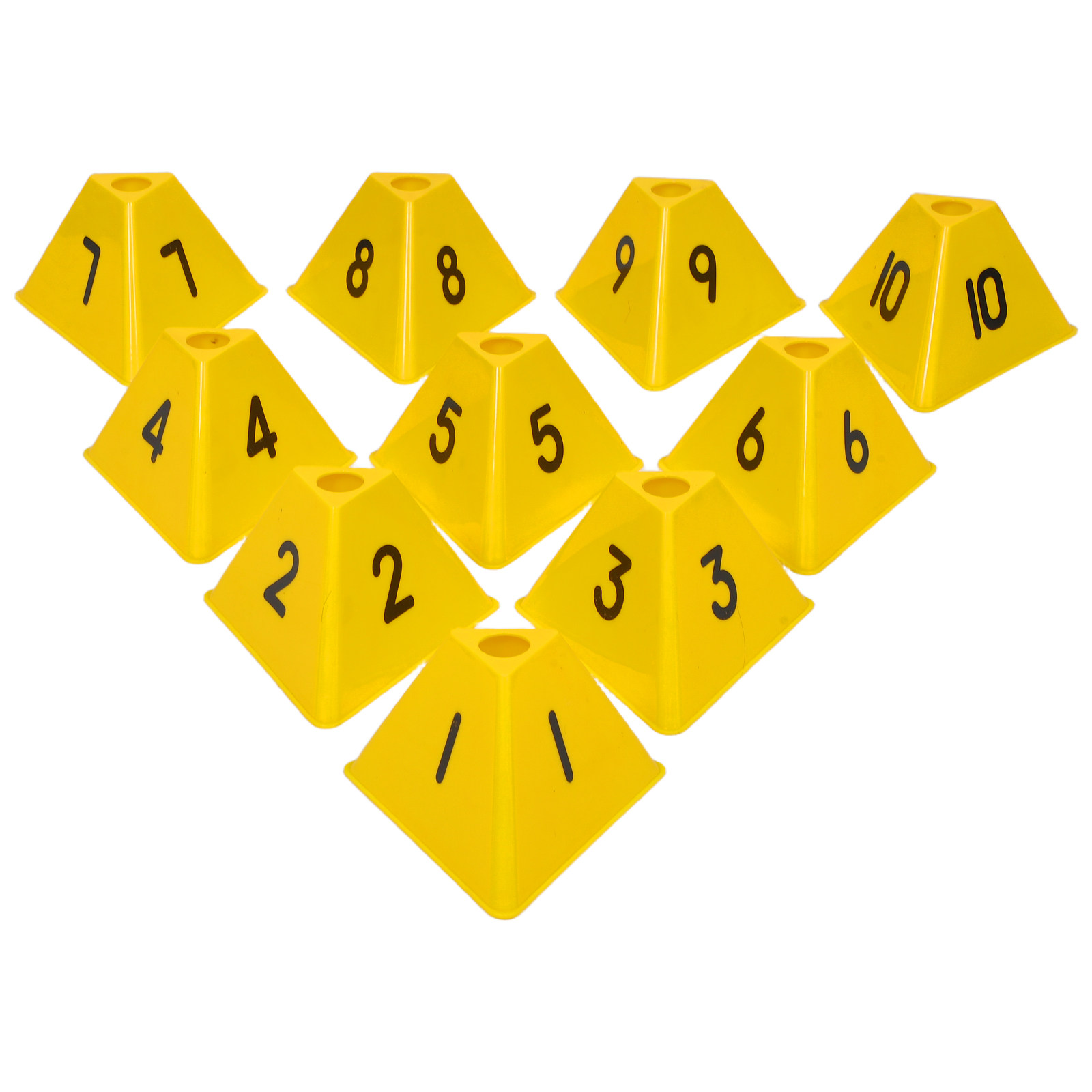10Pcs Football Training Marker - Football Training Cone recension och pris
